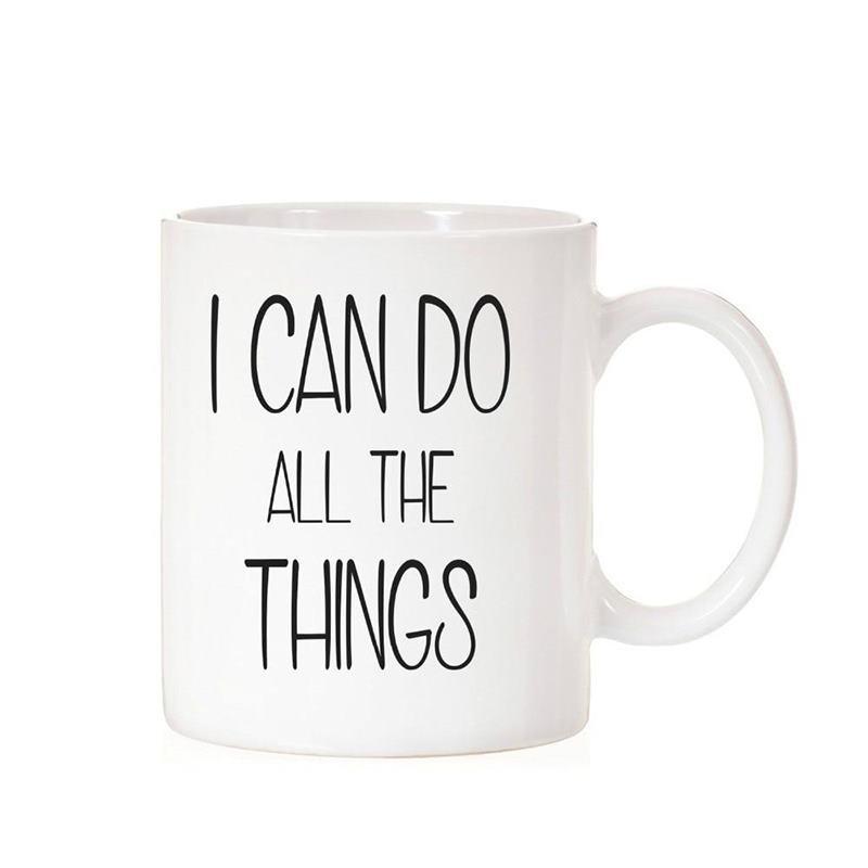 I Can Do All The Things Coffee Mugs Home Decal Wine Whiskey Beer Ceramic Mug