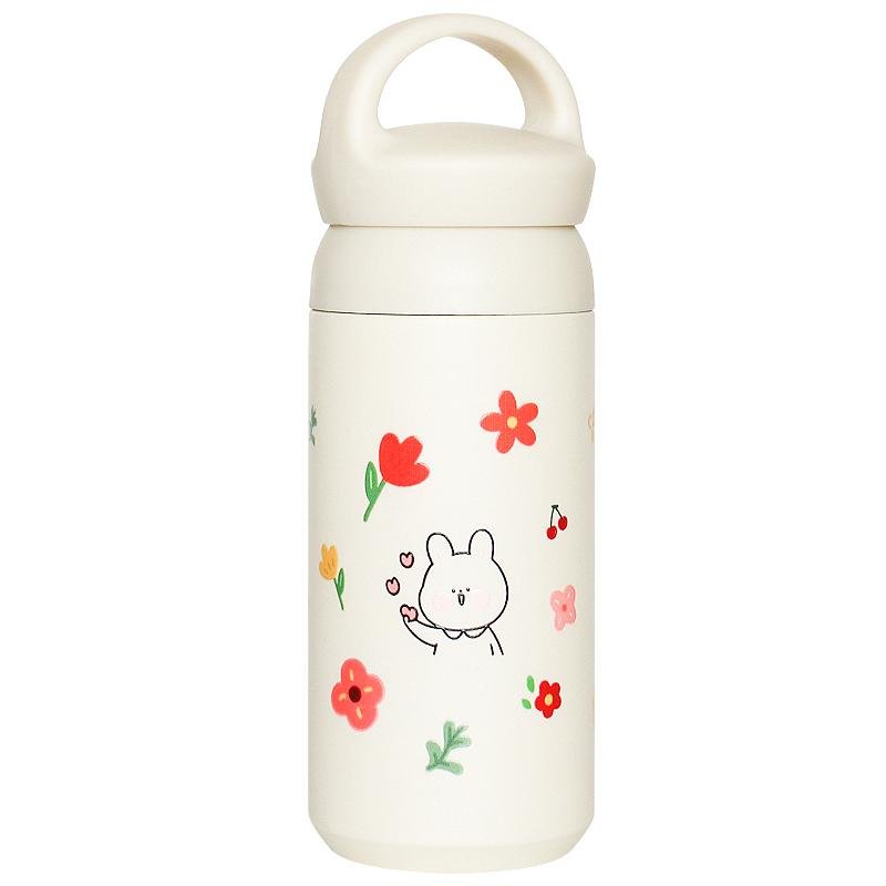 Matte Travel Coffee Mug Ceramic Cute Stainless Steel Potter Lid Mugs Personalized Print Porcelain Animal Cartoon Tea Cups KK60MK