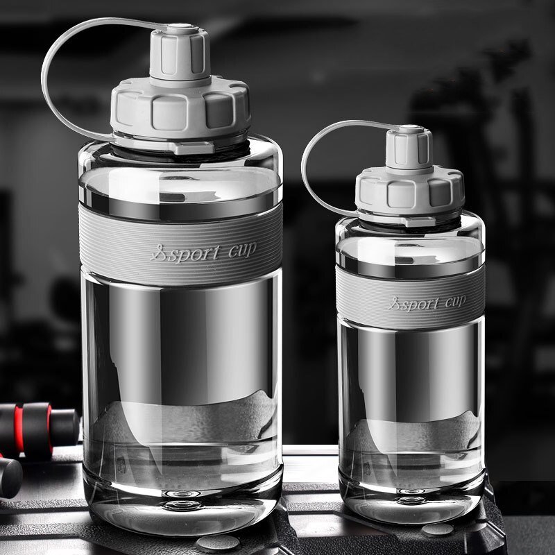 2 Liter Big Water Bottle With Straw 2L/1.5L/1L/0.6L Large Capacity School Gym Sports Drinking Bottles BPA Free Fitness