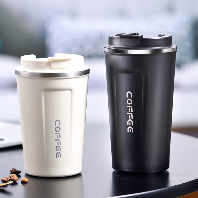 GIANXI Stainless Steel Coffee Cup Thermos Mug Leak-Proof Thermos Travel Thermal Vacuum Flask Insulated Cup Water Bottle