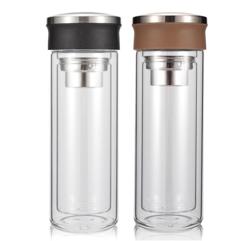 High End Gift Box Creative Double Glass Cup Promotional Gift Cup Tea Cup Advertising Cup Custom Logo Wholesale Applicable